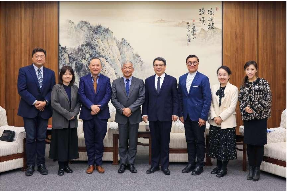 台湾世新大学校长陈清河一行来校访问