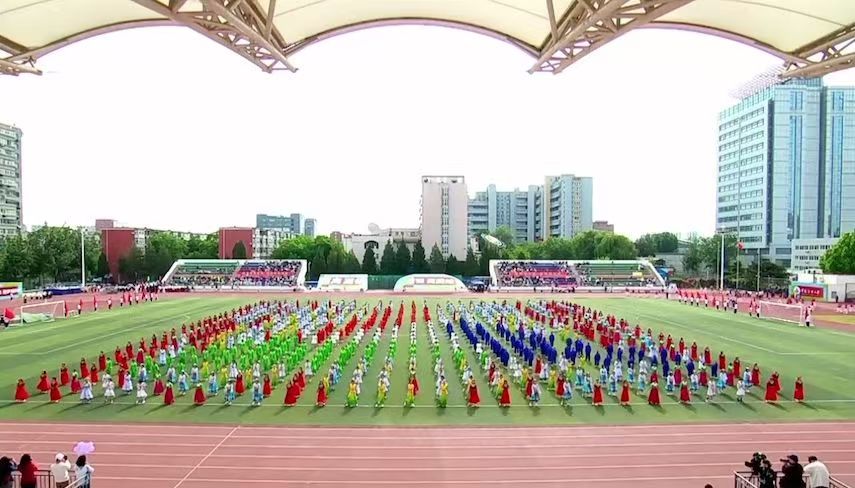 中国传媒大学第四十二届运动会团体操展示